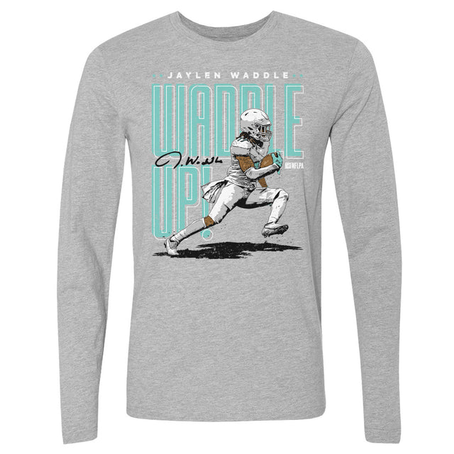 Jaylen Waddle Men's Long Sleeve T-Shirt | 500 LEVEL