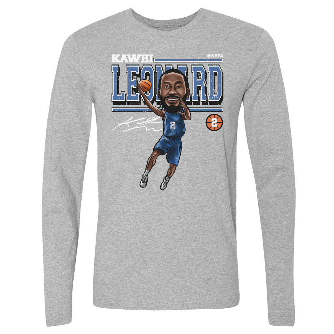 Kawhi Leonard Men's Long Sleeve T-Shirt | 500 LEVEL