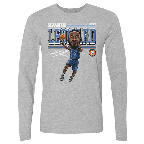 Kawhi Leonard Men's Long Sleeve T-Shirt | 500 LEVEL