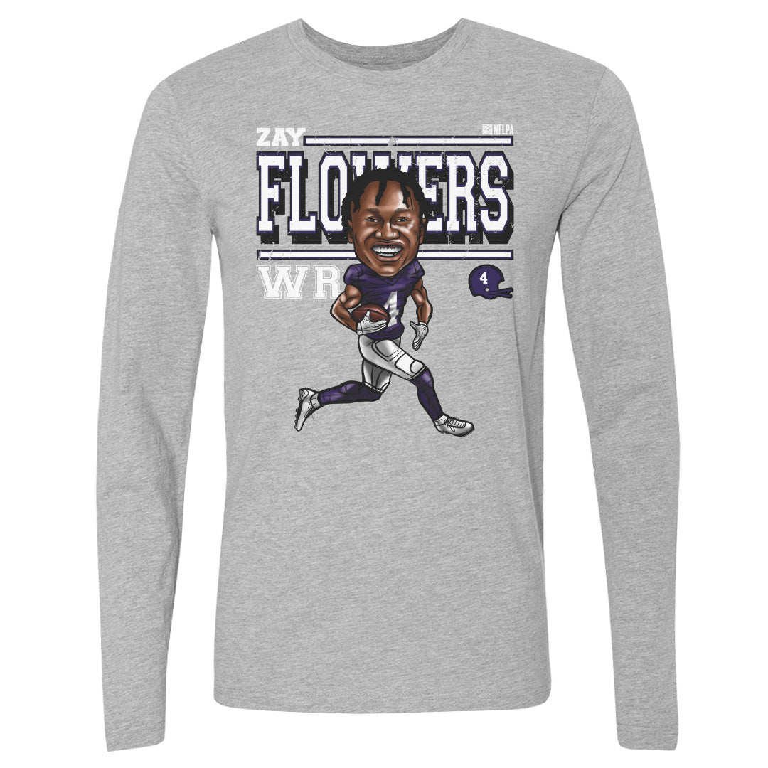Zay Flowers Men's Long Sleeve T-Shirt | 500 LEVEL