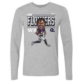 Zay Flowers Men's Long Sleeve T-Shirt | 500 LEVEL