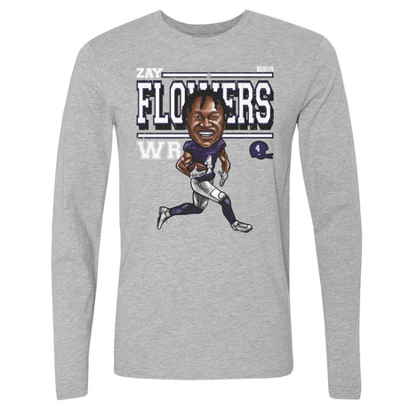 Zay Flowers Men's Long Sleeve T-Shirt | 500 LEVEL