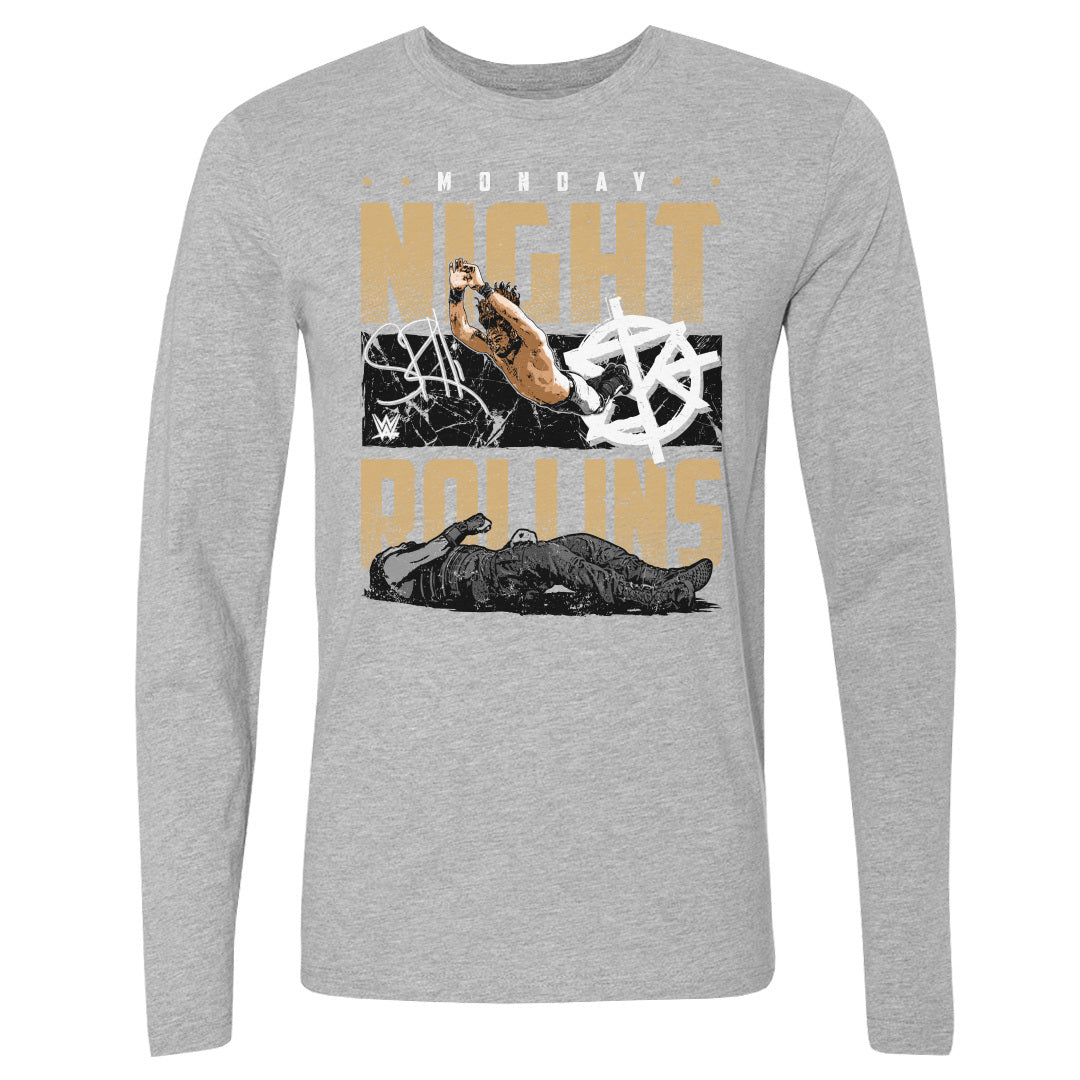 Seth Rollins Men&#39;s Long Sleeve T-Shirt | 500 LEVEL