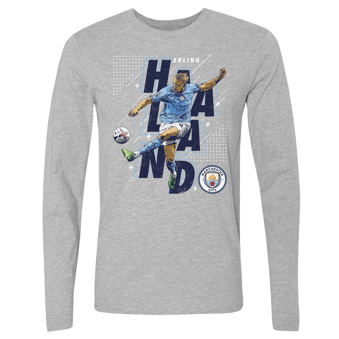 Erling Haaland Men's Long Sleeve T-Shirt | 500 LEVEL