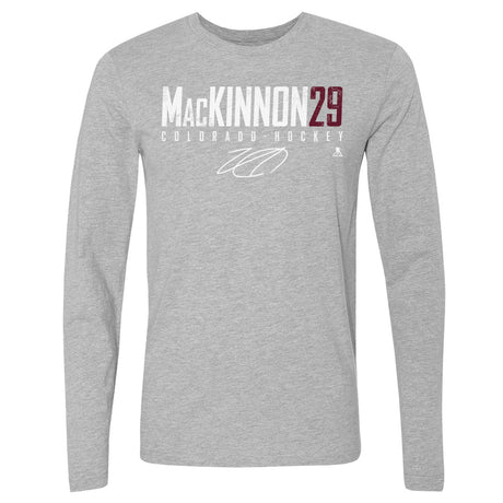 Nathan MacKinnon Men's Long Sleeve T-Shirt | 500 LEVEL