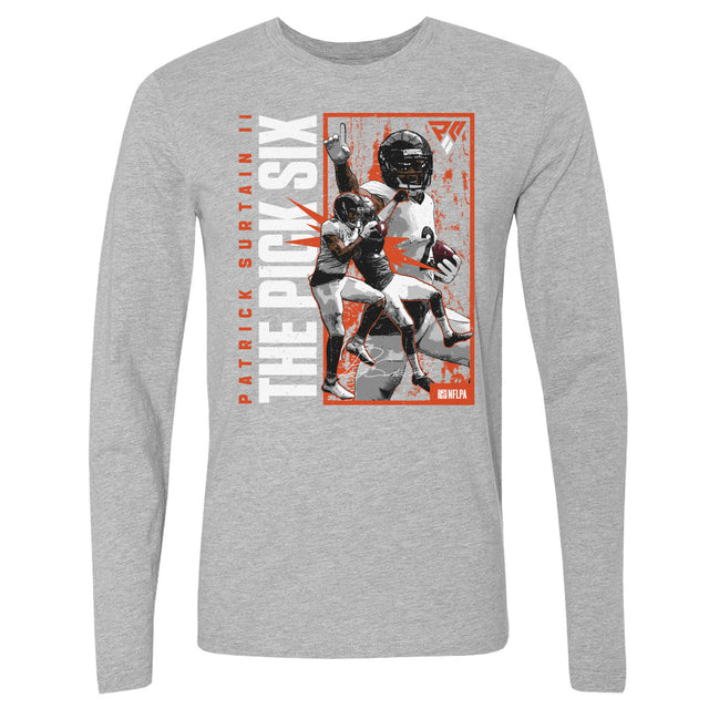 Patrick Surtain II Men's Long Sleeve T-Shirt | 500 LEVEL