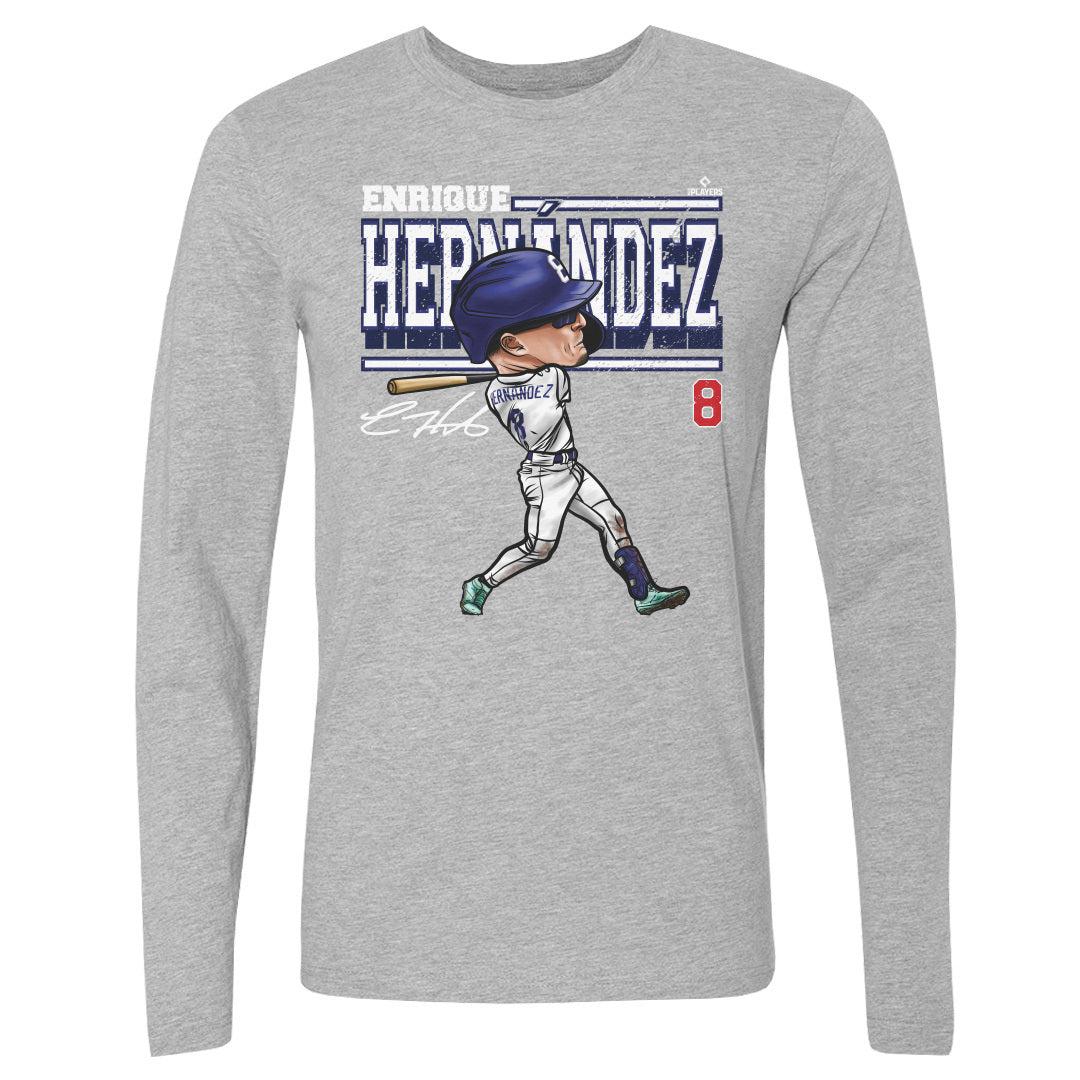 Enrique Hernandez Men's Long Sleeve T-Shirt | 500 LEVEL