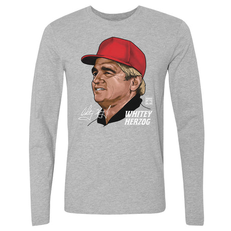 Whitey Herzog Men's Long Sleeve T-Shirt | 500 LEVEL