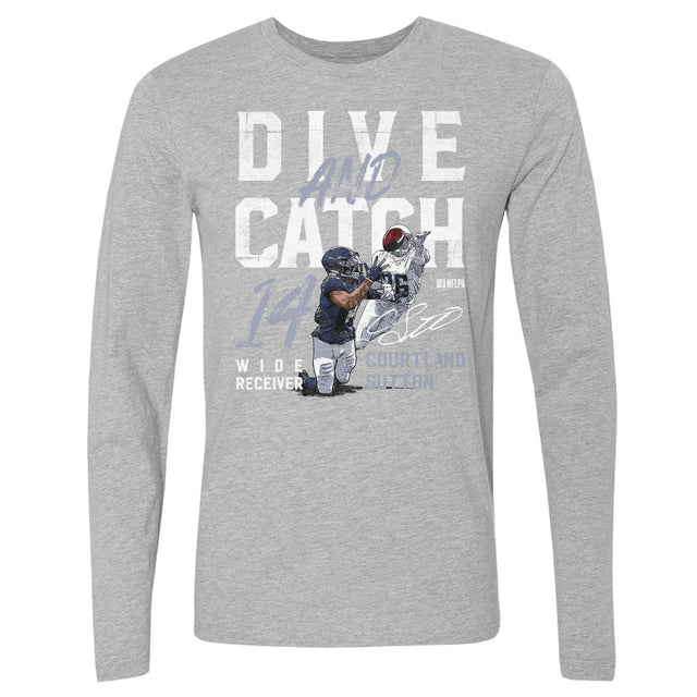 Courtland Sutton Men's Long Sleeve T-Shirt | 500 LEVEL