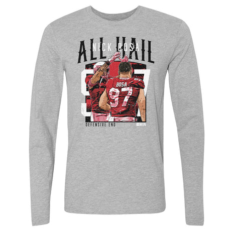 Nick Bosa Men's Long Sleeve T-Shirt | 500 LEVEL