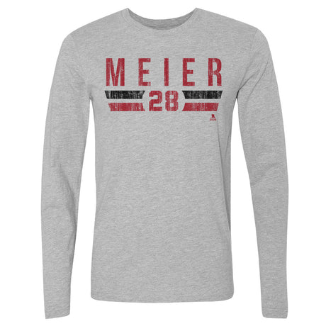 Timo Meier Men's Long Sleeve T-Shirt | 500 LEVEL