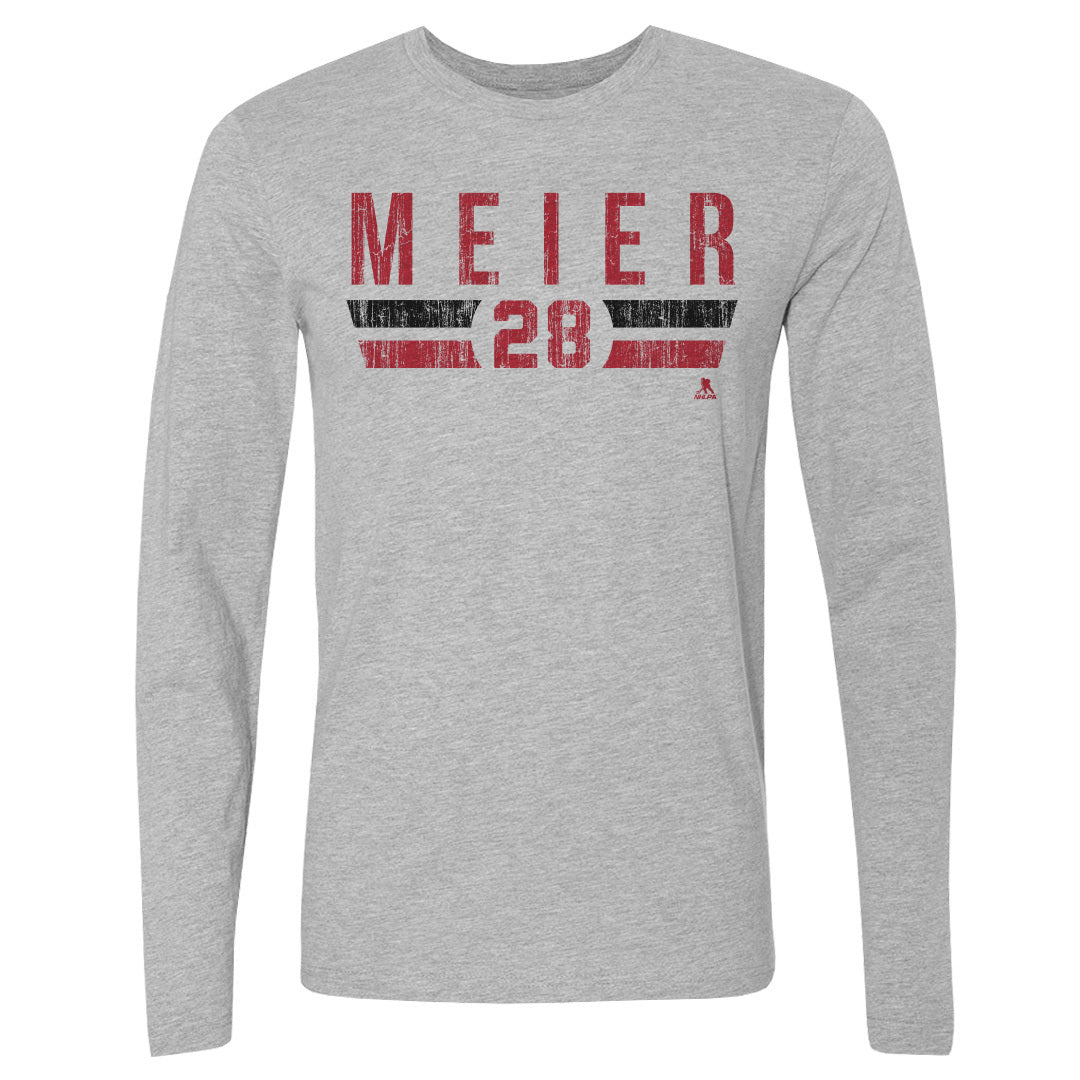 Timo Meier Men&#39;s Long Sleeve T-Shirt | 500 LEVEL