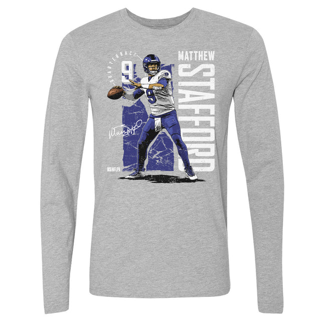 Matthew Stafford Men's Long Sleeve T-Shirt | 500 LEVEL