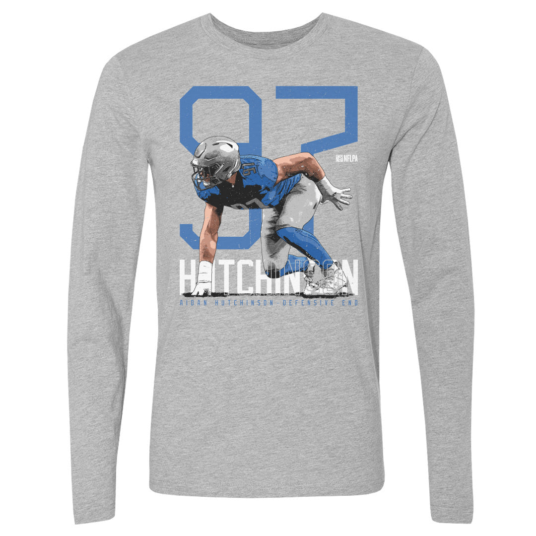 Aidan Hutchinson Men's Long Sleeve T-Shirt | 500 LEVEL