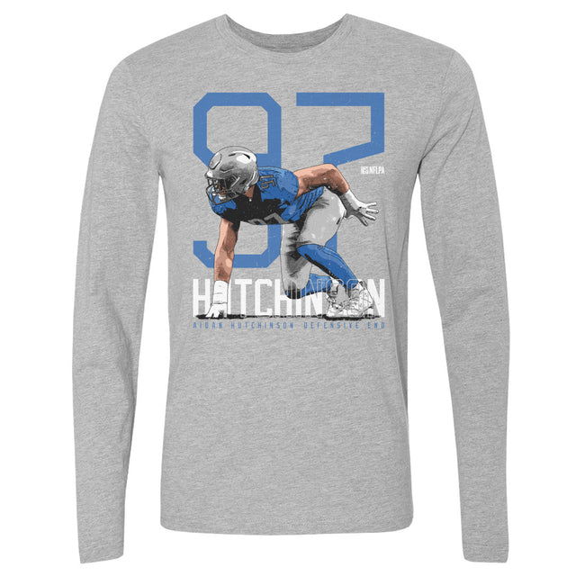 Aidan Hutchinson Men's Long Sleeve T-Shirt | 500 LEVEL