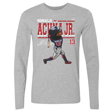 Ronald Acuna Jr. Men's Long Sleeve T-Shirt | 500 LEVEL