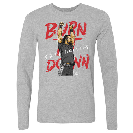 Seth Rollins Men's Long Sleeve T-Shirt | 500 LEVEL