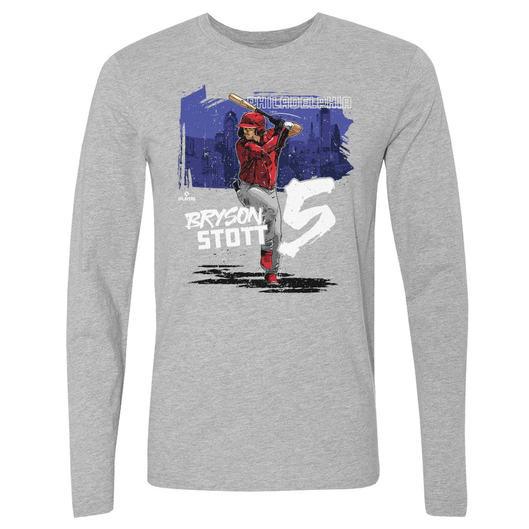 Bryson Stott Men's Long Sleeve T-Shirt | 500 LEVEL