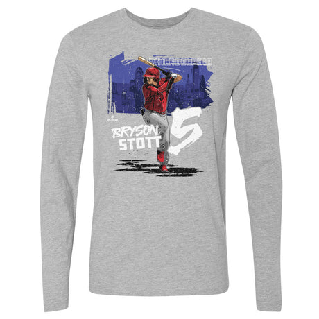 Bryson Stott Men's Long Sleeve T-Shirt | 500 LEVEL