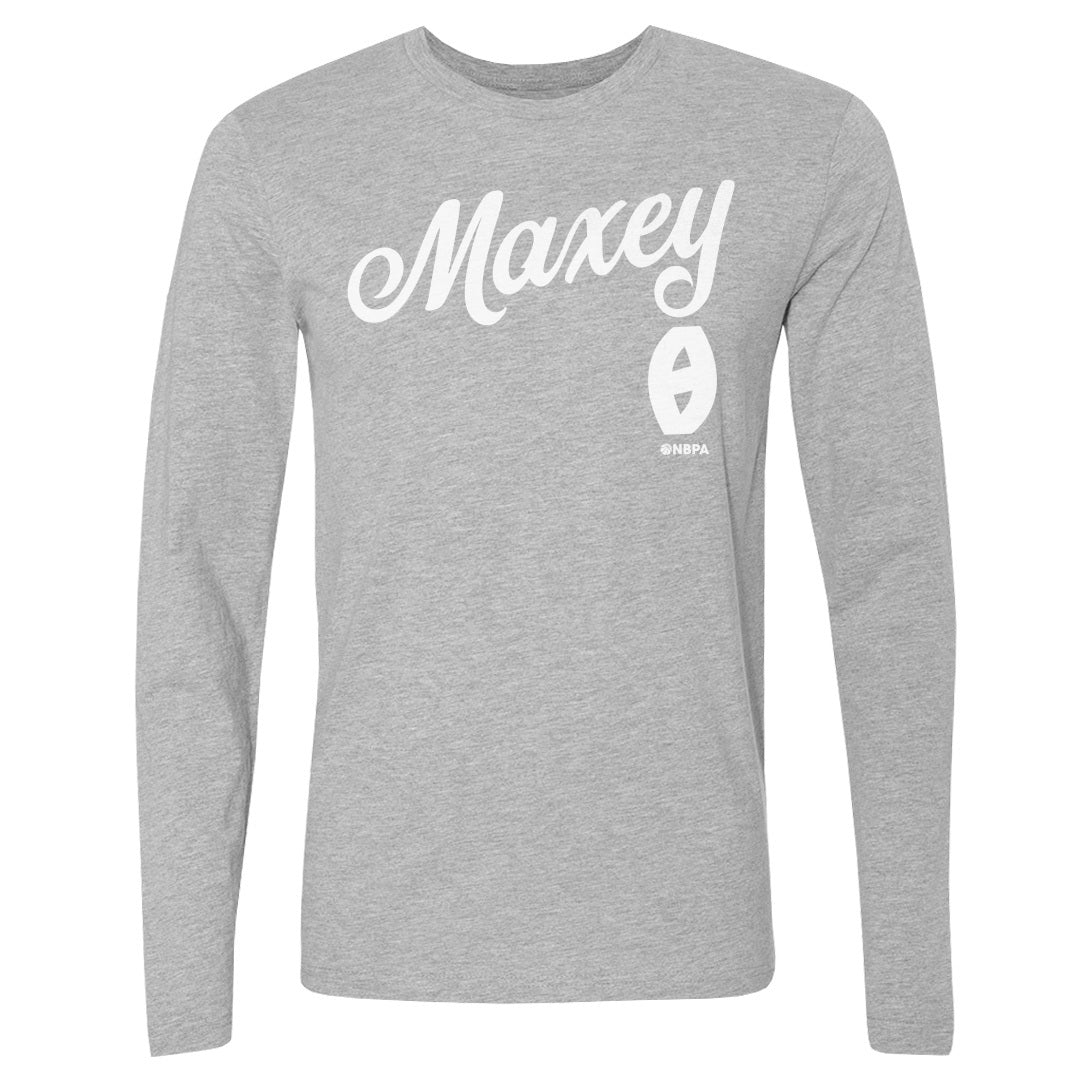 Tyrese Maxey Men's Long Sleeve T-Shirt | 500 LEVEL