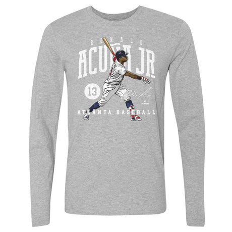 Ronald Acuna Jr. Men's Long Sleeve T-Shirt | 500 LEVEL