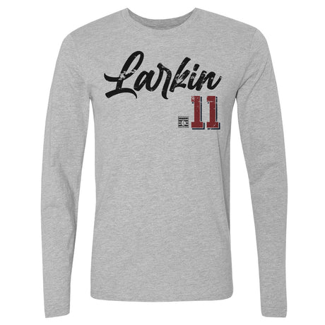 Barry Larkin Men's Long Sleeve T-Shirt | 500 LEVEL