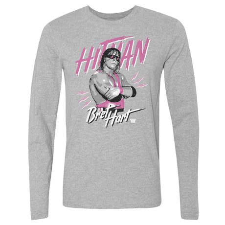 Bret Hart Men's Long Sleeve T-Shirt | 500 LEVEL