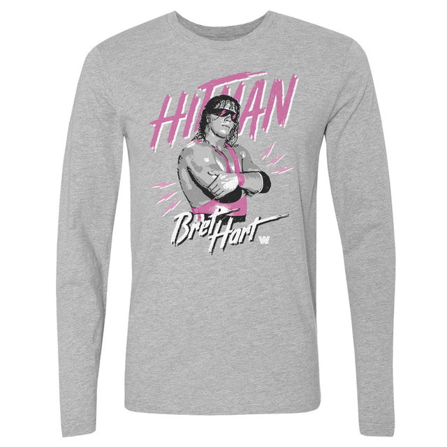 Bret Hart Men's Long Sleeve T-Shirt | 500 LEVEL