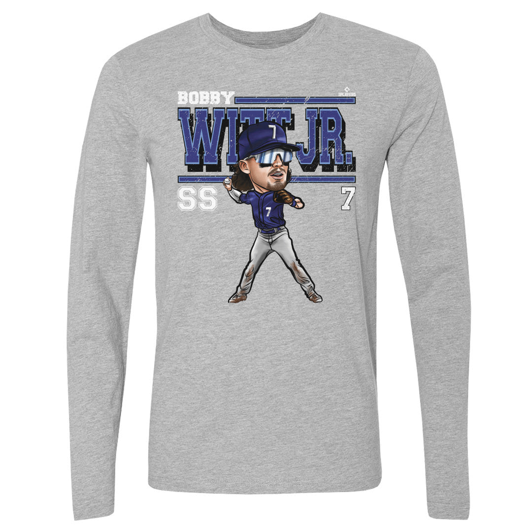 Bobby Witt Jr. Men's Long Sleeve T-Shirt | 500 LEVEL