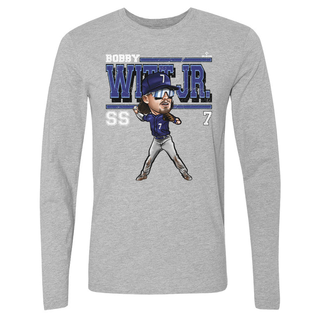 Bobby Witt Jr. Men's Long Sleeve T-Shirt | 500 LEVEL
