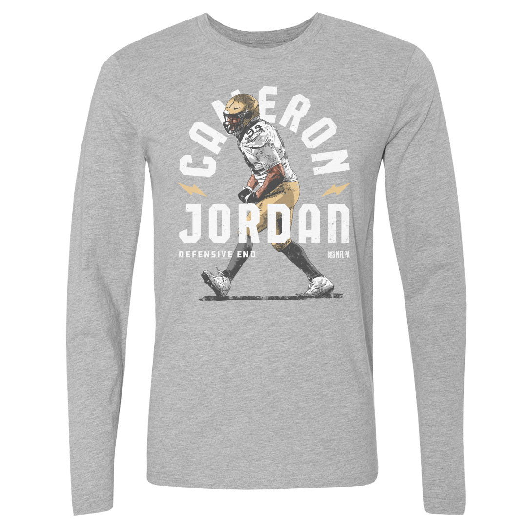 Cameron Jordan Men's Long Sleeve T-Shirt | 500 LEVEL