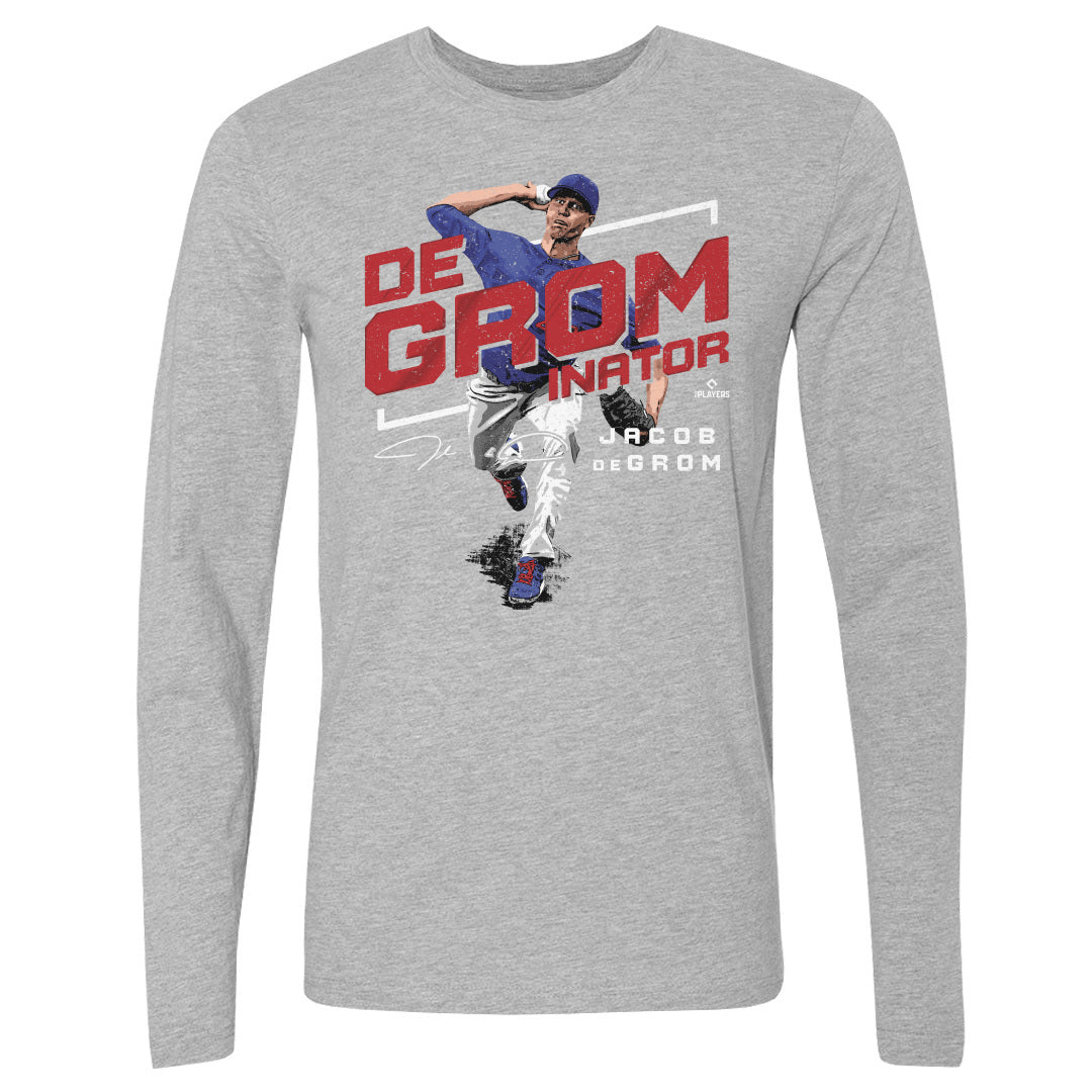 Jacob deGrom Men's Long Sleeve T-Shirt | 500 LEVEL