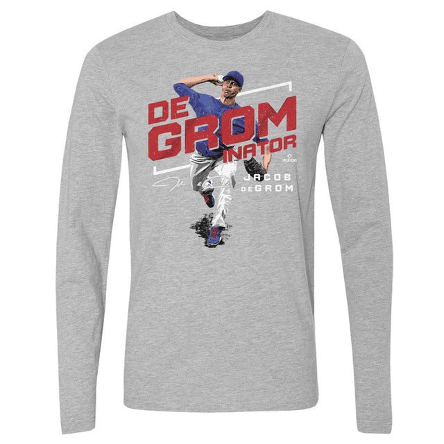 Jacob deGrom Men's Long Sleeve T-Shirt | 500 LEVEL