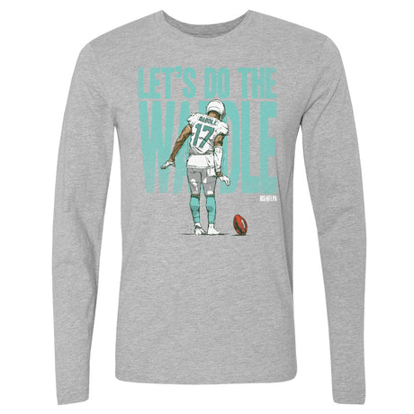 Jaylen Waddle Men's Long Sleeve T-Shirt | 500 LEVEL