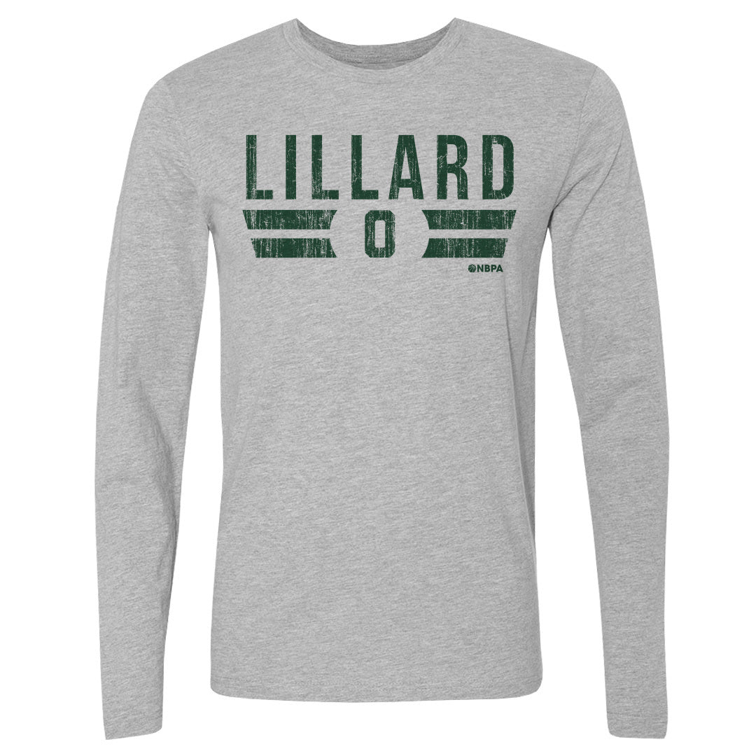 Damian Lillard Men&#39;s Long Sleeve T-Shirt | 500 LEVEL