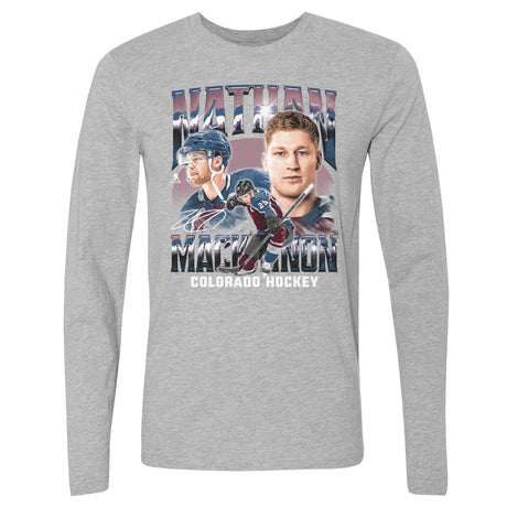 Nathan MacKinnon Men's Long Sleeve T-Shirt | 500 LEVEL