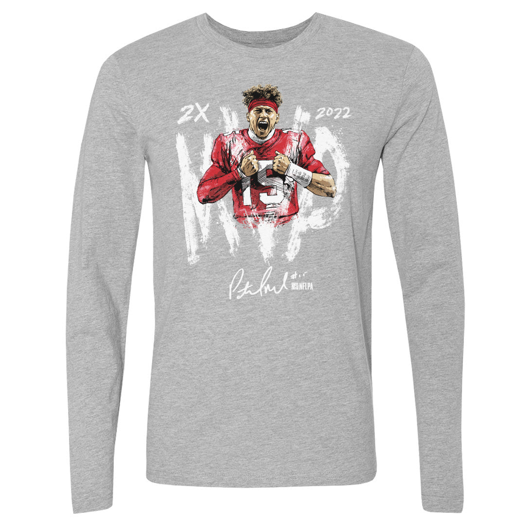 Patrick Mahomes Men's Long Sleeve T-Shirt | 500 LEVEL