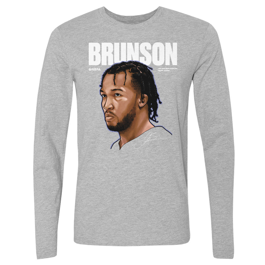 Jalen Brunson Men's Long Sleeve T-Shirt | 500 LEVEL