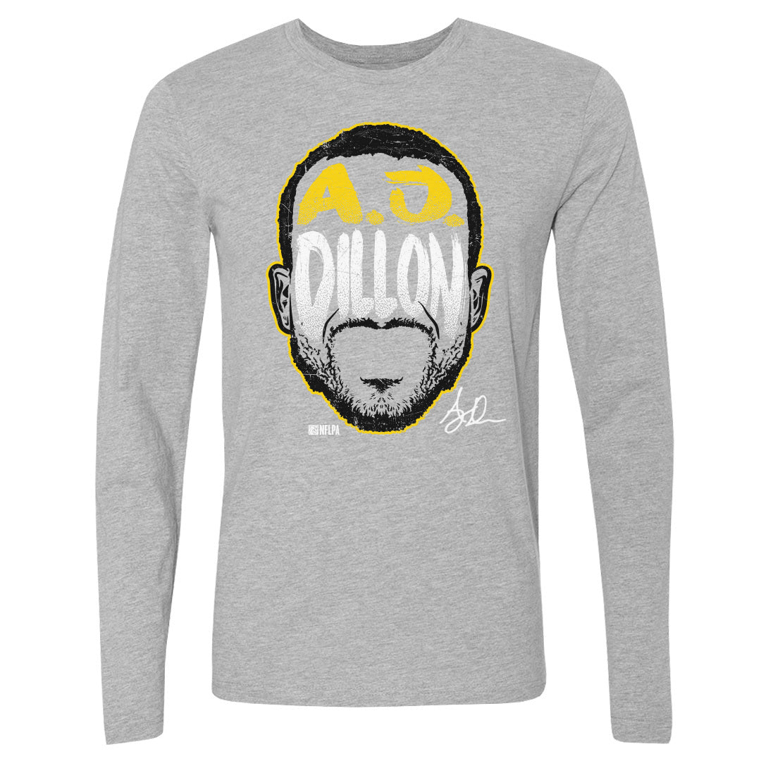 A.J. Dillon Men's Long Sleeve T-Shirt | 500 LEVEL