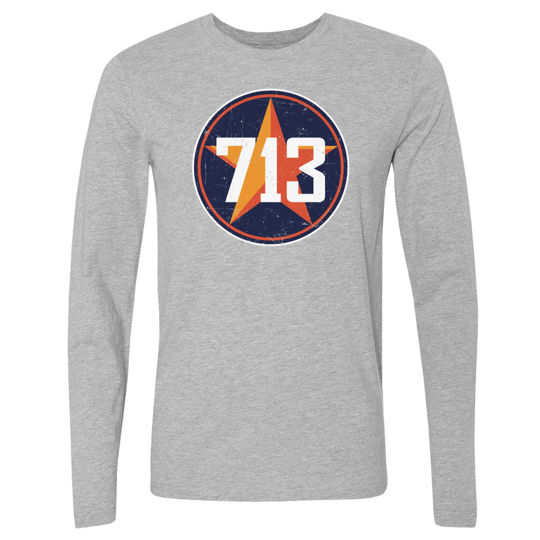 Houston Men's Long Sleeve T-Shirt | 500 LEVEL