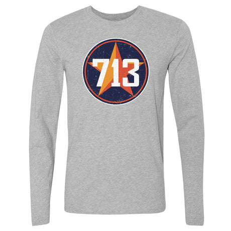 Houston Men's Long Sleeve T-Shirt | 500 LEVEL