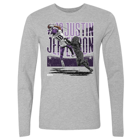 Justin Jefferson Men's Long Sleeve T-Shirt | 500 LEVEL