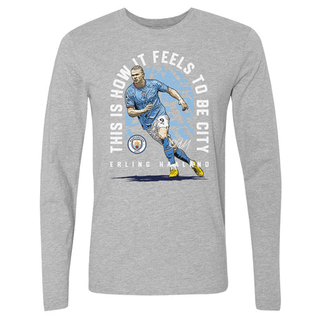 Erling Haaland Men's Long Sleeve T-Shirt | 500 LEVEL
