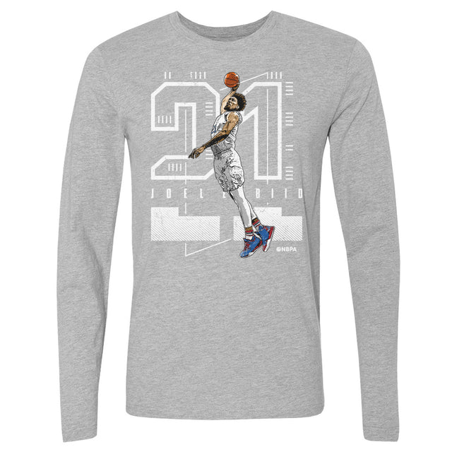 Joel Embiid Men's Long Sleeve T-Shirt | 500 LEVEL