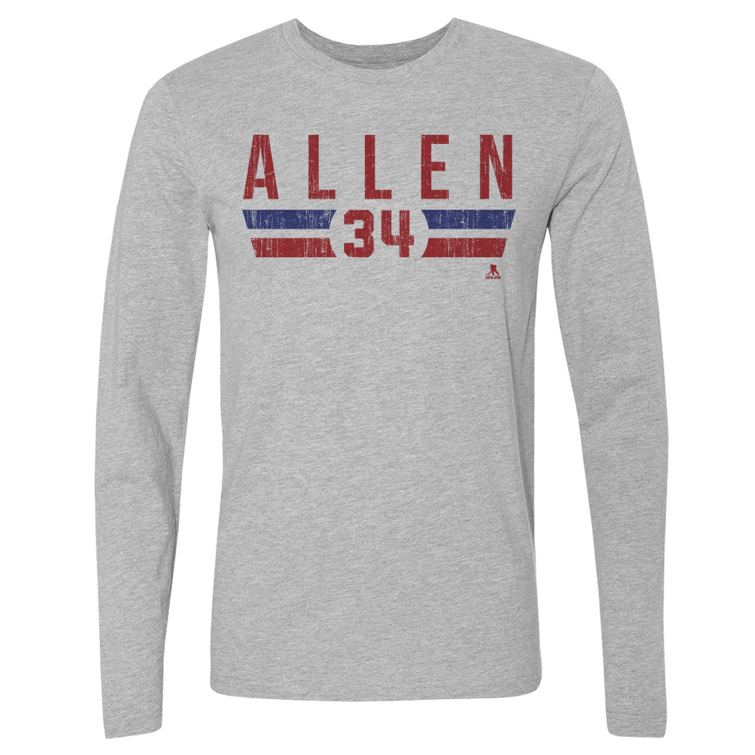 Jake Allen Men&#39;s Long Sleeve T-Shirt | 500 LEVEL