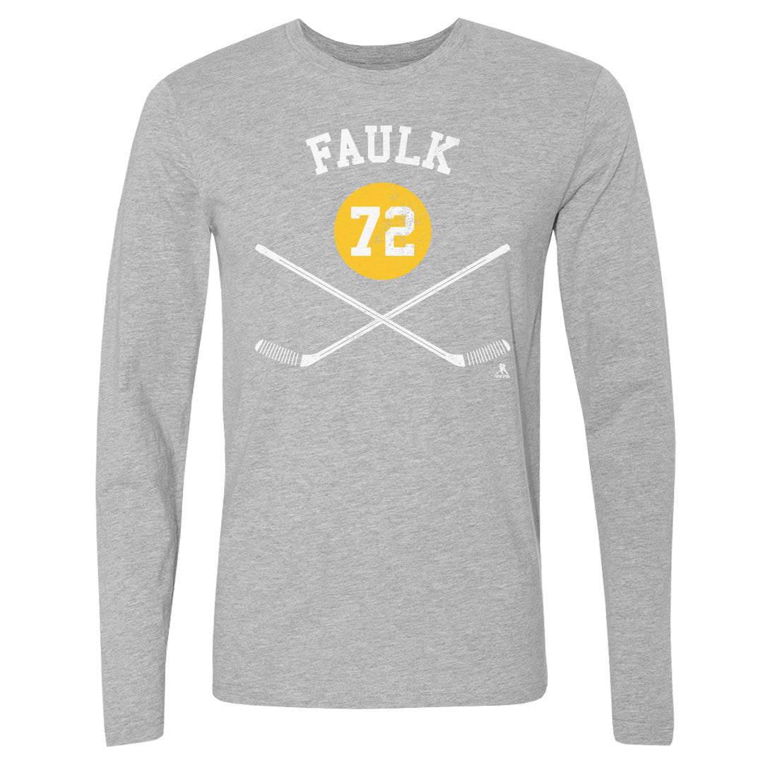 Justin Faulk Men's Long Sleeve T-Shirt | 500 LEVEL