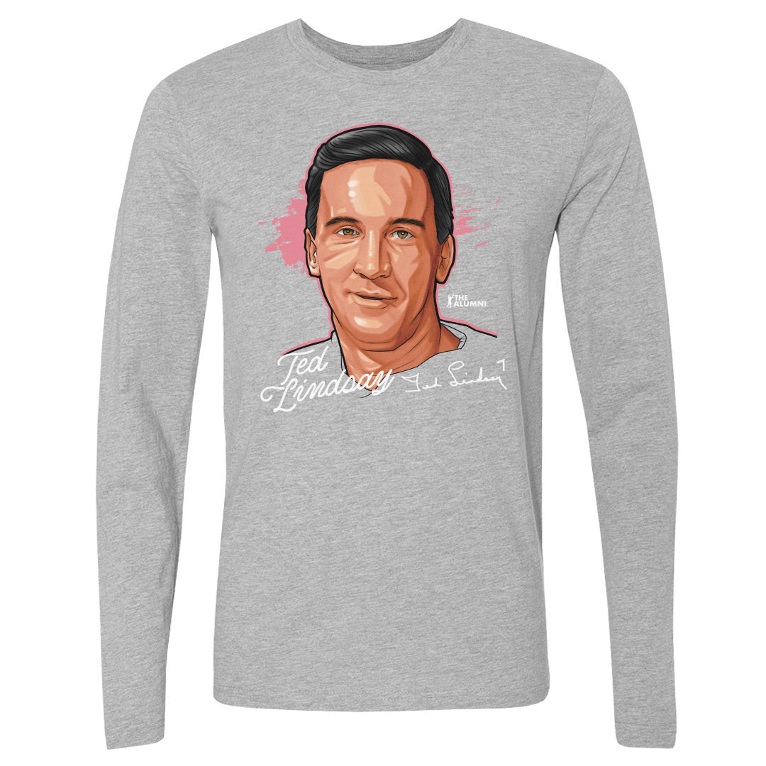 Ted Lindsay Men&#39;s Long Sleeve T-Shirt | 500 LEVEL