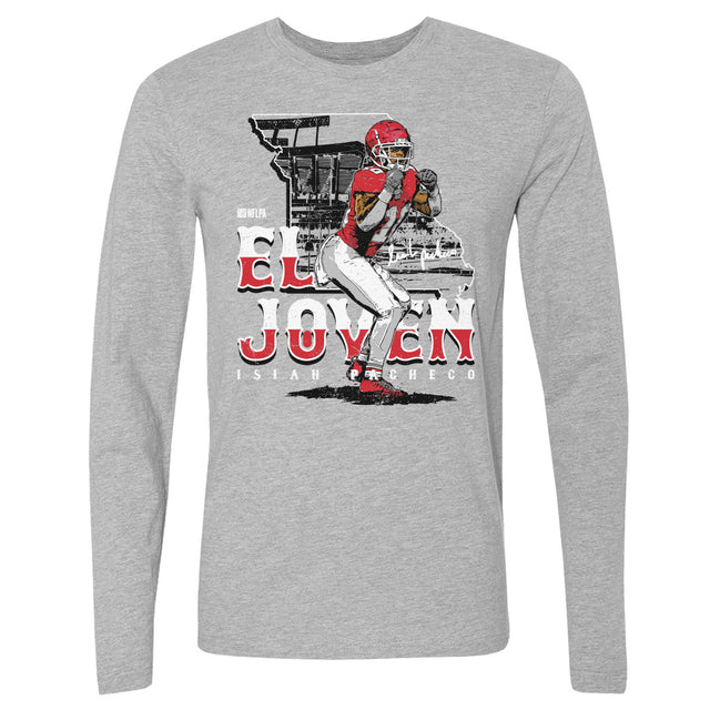Isiah Pacheco Men's Long Sleeve T-Shirt | 500 LEVEL