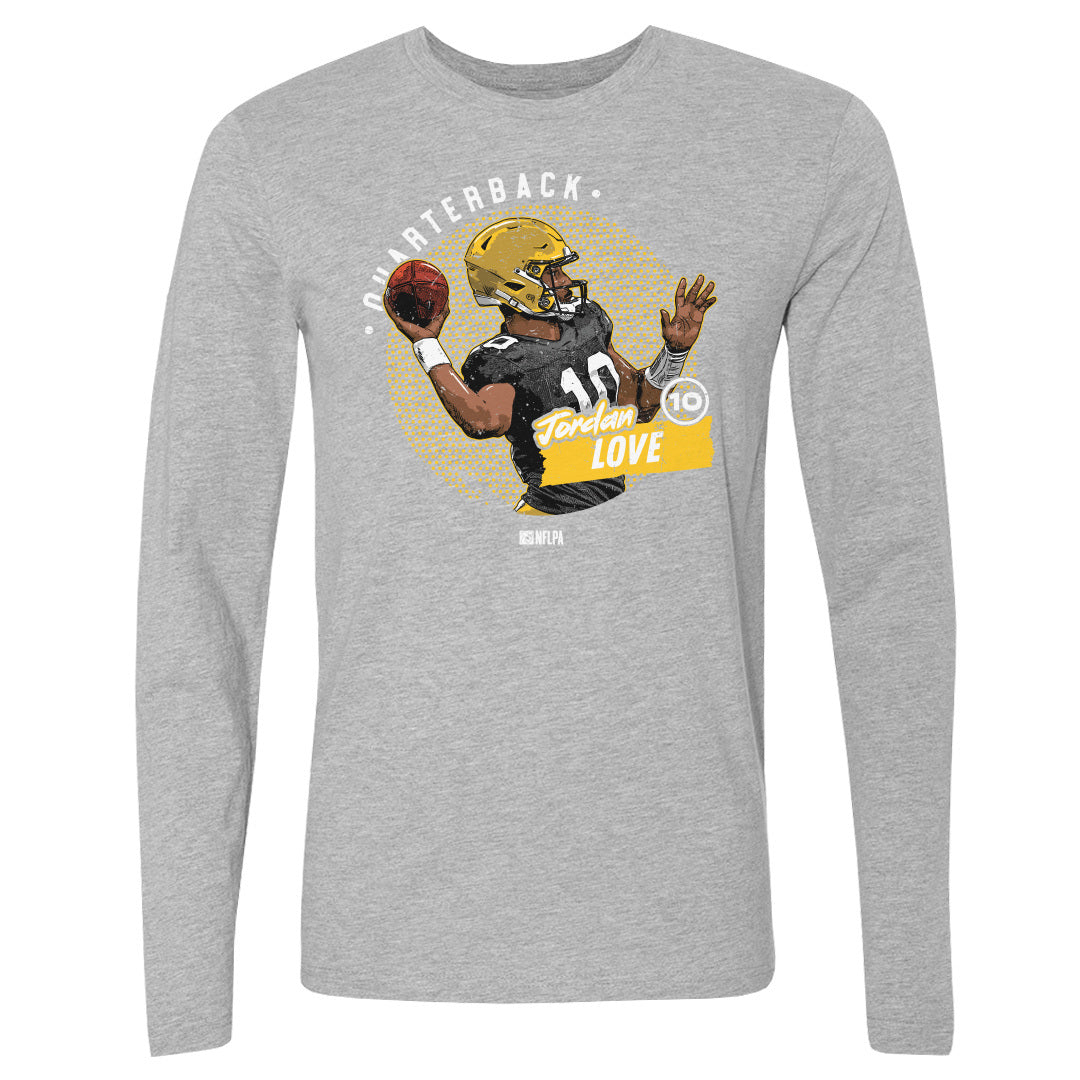 Jordan Love Men's Long Sleeve T-Shirt | 500 LEVEL