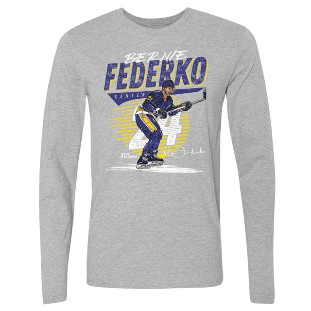 Bernie Federko Men's Long Sleeve T-Shirt | 500 LEVEL